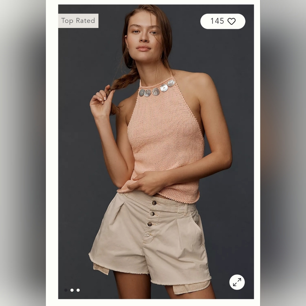 Anthropologie Beige Casual Shorts